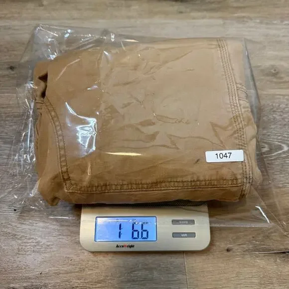 Carhartt Mens 30x30 Tan Double Knee Work Pants Rugged Flex Utility Workwear - Picture 15 of 16